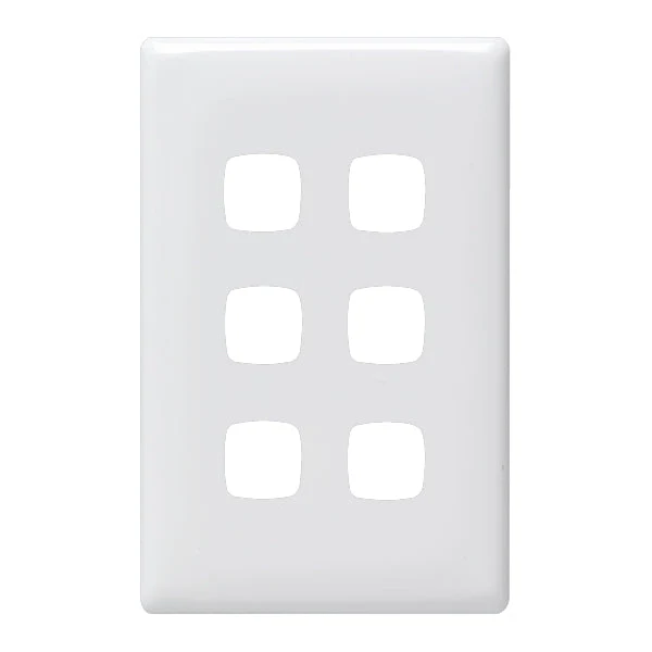 HPM Linea 6 Gang Grid And Plate Assembly - Image 2