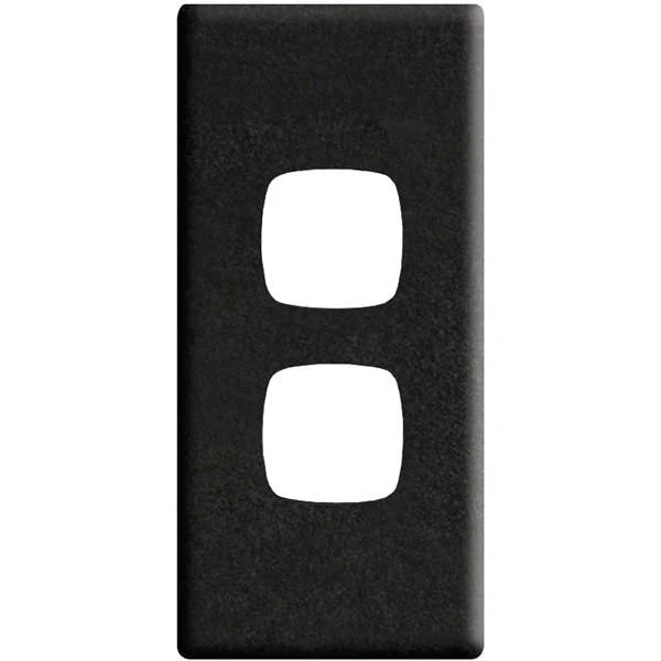 HPM Linea 2 Gang Architrave Switch - Cover Plate Only, Variety of Finishes - Image 4