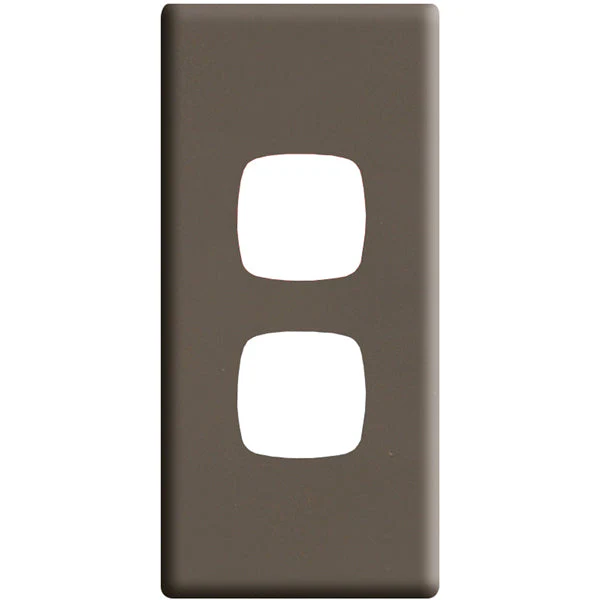 HPM Linea 2 Gang Architrave Switch - Cover Plate Only, Variety of Finishes - Image 7