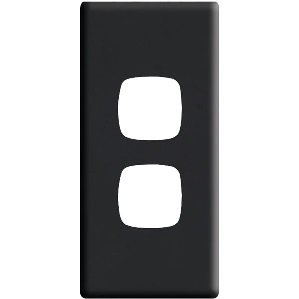 HPM Linea 2 Gang Architrave Switch - Cover Plate Only, Variety of Finishes - Image 8