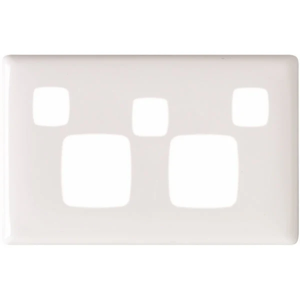 HPM Linea Double Switch Socket With Extra Switch - Cover Plate Only, Variety of Finishes - Image 5