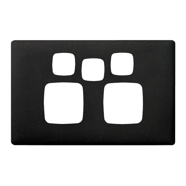 HPM Linea Double Switch Socket With Extra Switch - Cover Plate Only, Variety of Finishes - Image 6
