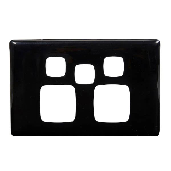 HPM Linea Double Switch Socket With Extra Switch - Cover Plate Only, Variety of Finishes - Image 7
