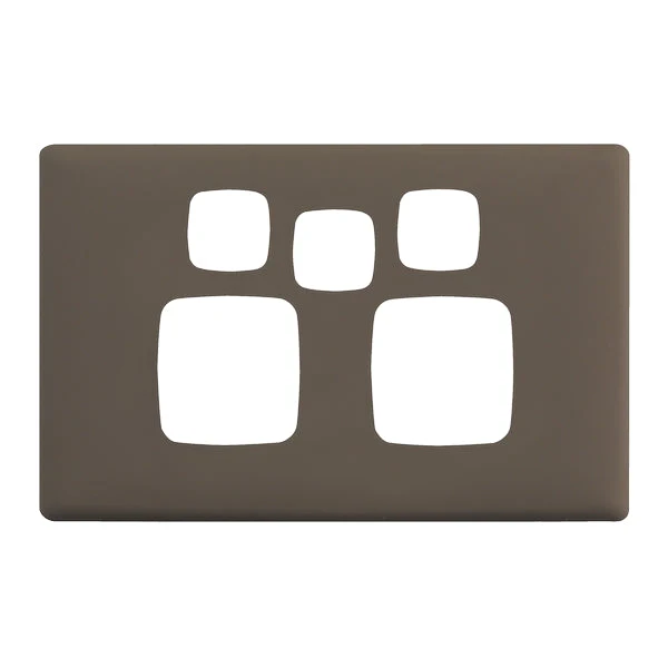 HPM Linea Double Switch Socket With Extra Switch - Cover Plate Only, Variety of Finishes - Image 8