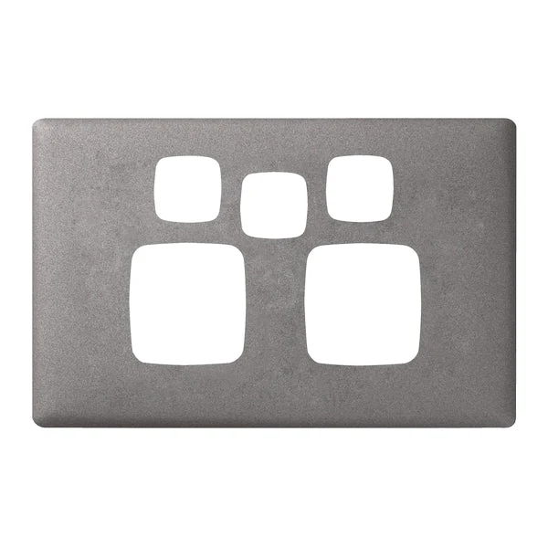 HPM Linea Double Switch Socket With Extra Switch - Cover Plate Only, Variety of Finishes - Image 9
