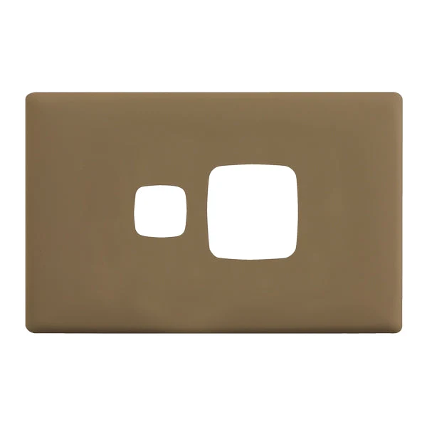 HPM Linea Single Switch Socket - Cover Plate Only, Variety of Finishes - Image 7