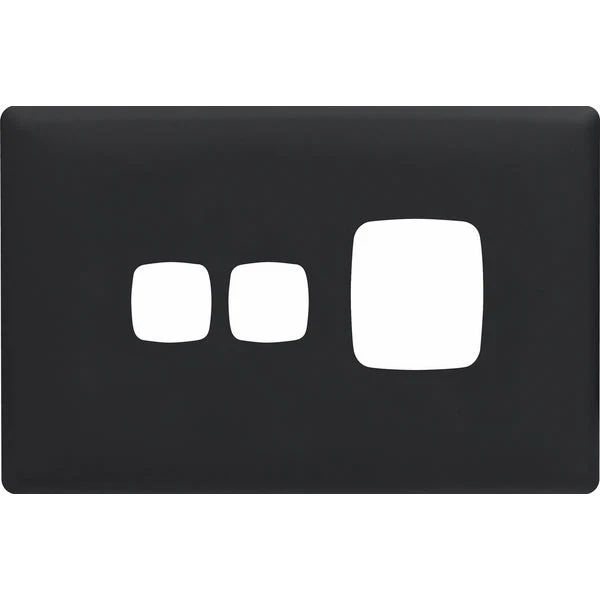 HPM Linea Single Switch Socket With Extra Switch - Cover Plate Only, Variety of Finishes - Image 8