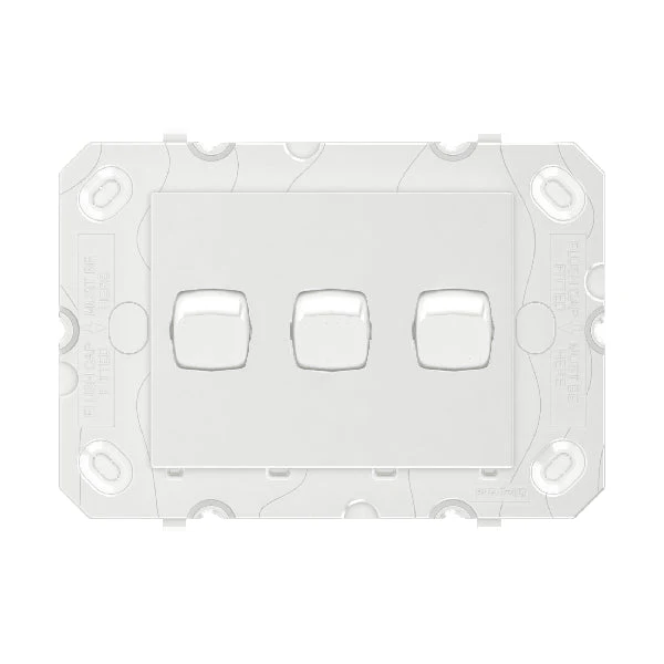Legrand Arteor 770 3 Gang Complete Horizontal Switch, Available in 4 Colours