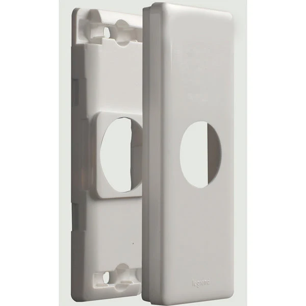 Legrand Excel Life 1 Gang Architrave Grid & Plate Assembly, Available In 3 Colours