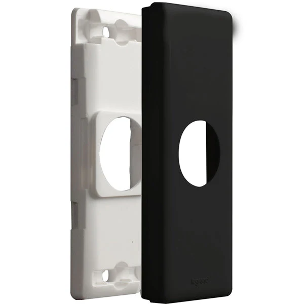 Legrand Excel Life 1 Gang Architrave Grid & Plate Assembly, Available In 3 Colours - Image 2