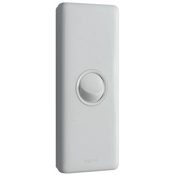 Legrand Excel Life 1 Gang Architrave Switch, White