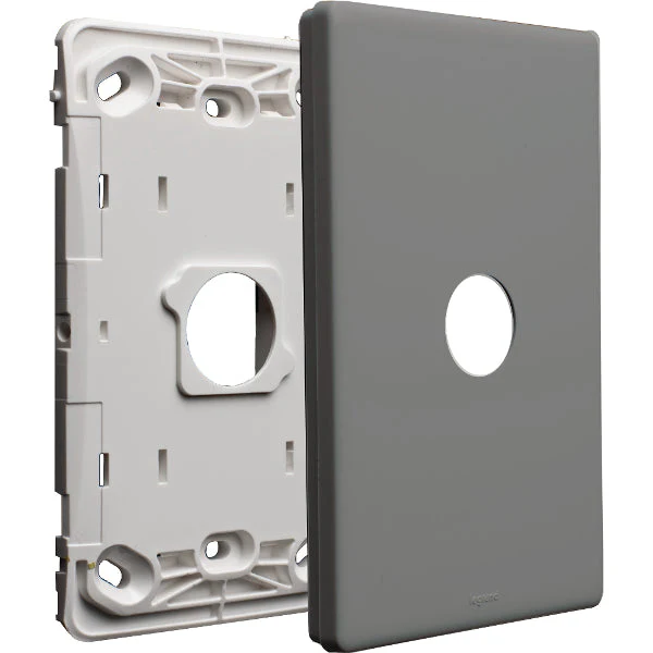 Legrand Excel Life 1 Gang Grid & Plate Assembly, Available in 5 Colours - Image 2