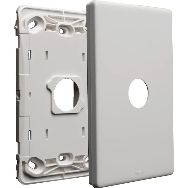 Legrand Excel Life 1 Gang Grid & Plate Assembly, Available in 5 Colours - Image 3