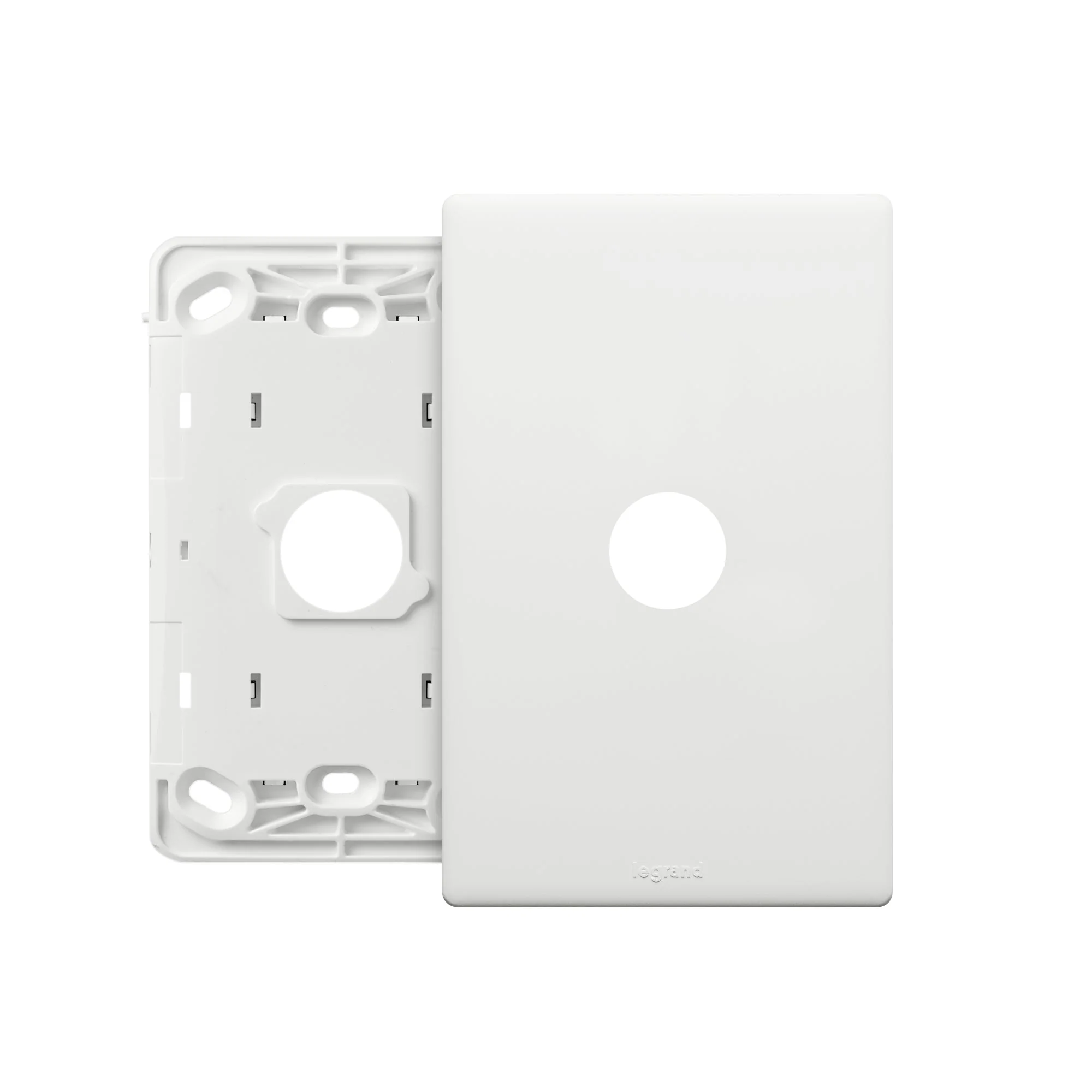 Legrand Excel Life 1 Gang Grid & Plate Assembly, Available in 5 Colours - Image 4