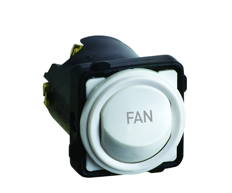 Legrand Excel Life 16a Switched Mechanism Marked Fan, Available in 5 Colours - Image 2