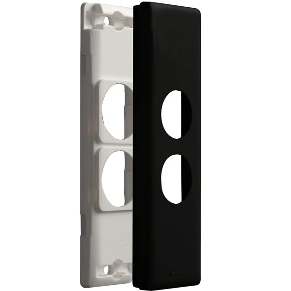 Legrand Excel Life 2 Gang Architrave Grid & Plate Assembly, Available In 3 Colours - Image 2