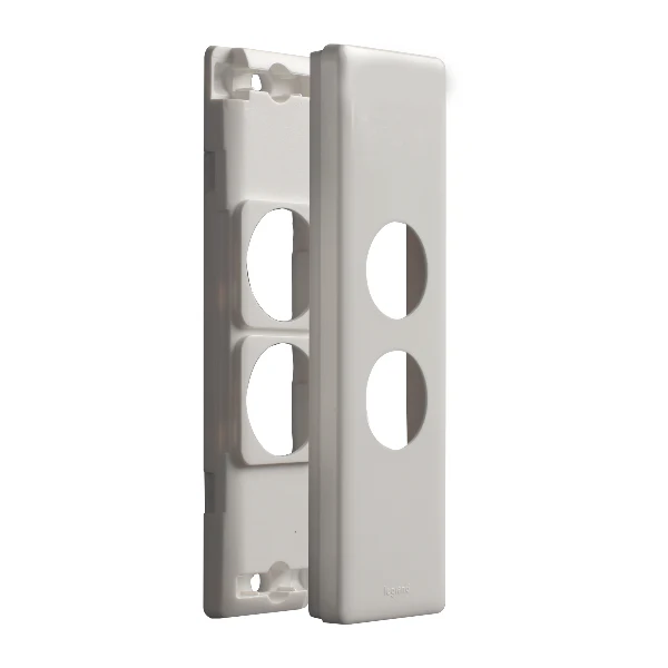 Legrand Excel Life 2 Gang Architrave Grid & Plate Assembly, Available In 3 Colours - Image 3