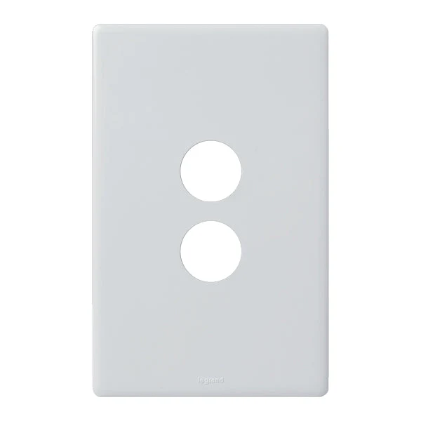 Legrand Excel Life 2 Gang Grid & Plate Assembly, Available in 5 Colours