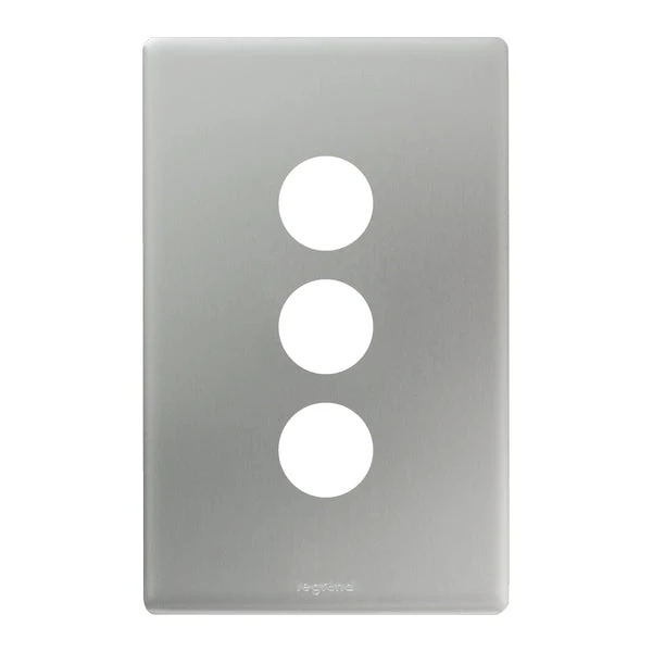 Legrand Excel Life 3 Gang Cover Plate Only, Available in 4 Colours - Image 3