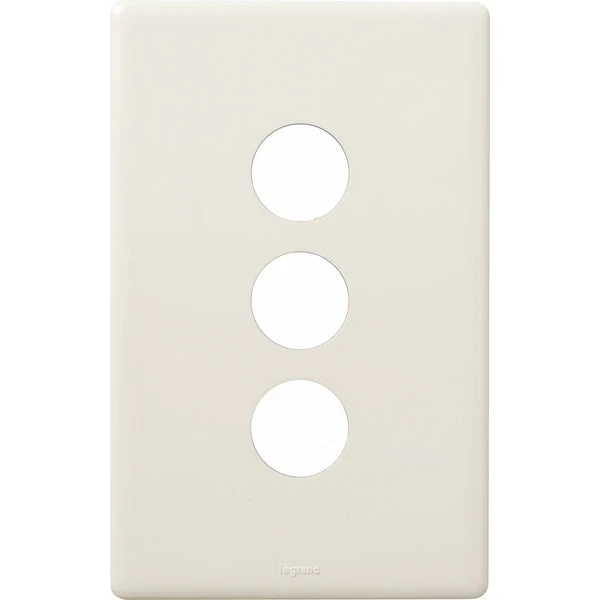Legrand Excel Life 3 Gang Cover Plate Only, Available in 4 Colours - Image 4