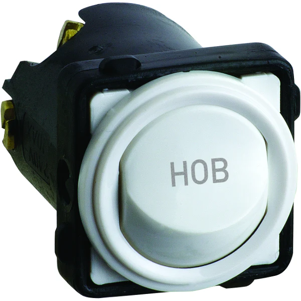Legrand Excel Life 32a Switched Mechanism Marked HOB, Available in 5 Colours