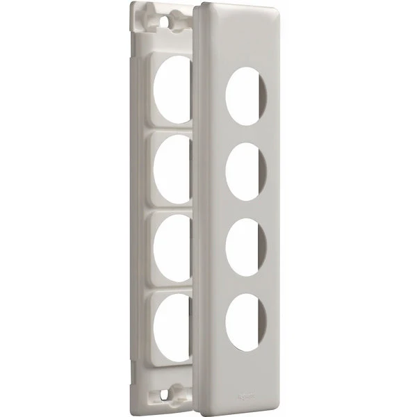 Legrand Excel Life 4 Gang Architrave Grid & Plate Assembly, Available In 3 Colours - Image 2