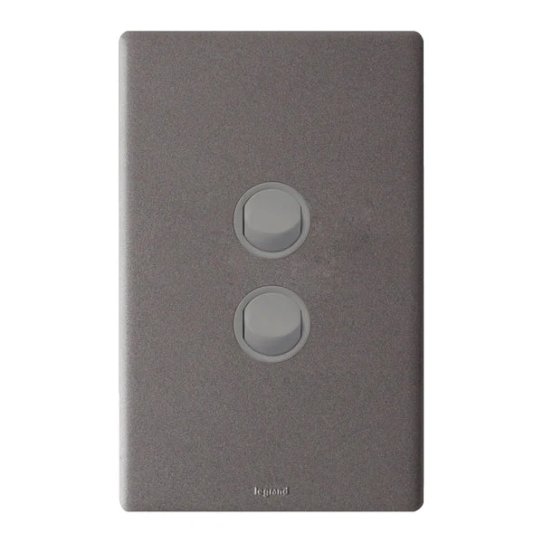 Legrand Excel Life 2 Gang Switch, Available in 5 Colours