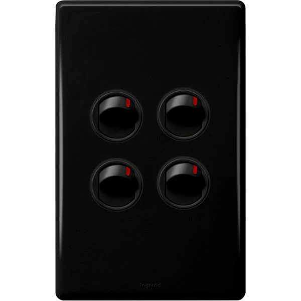 Legrand Excel Life 4 Gang Switch, Available in 5 Colours - Image 3