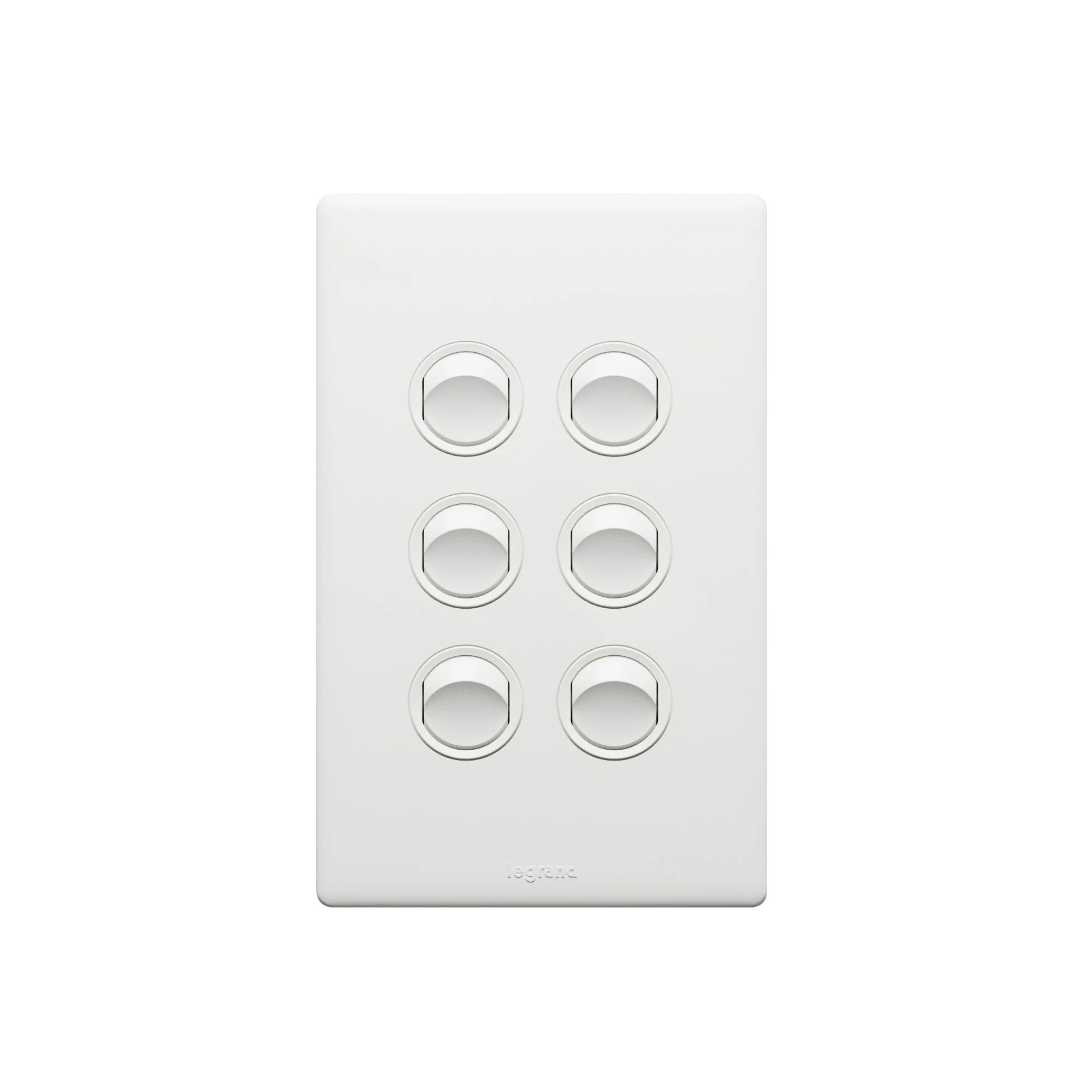 Legrand Excel Life 6 Gang Switch, Available in 5 Colours - Image 4