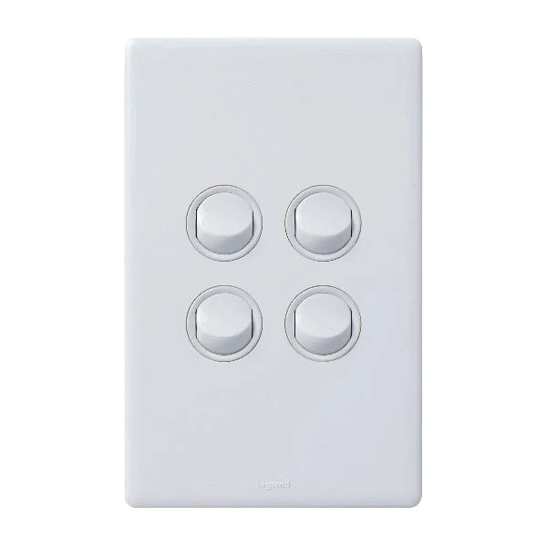Legrand Excel Life IP66 4 Gang Weatherproof Switch