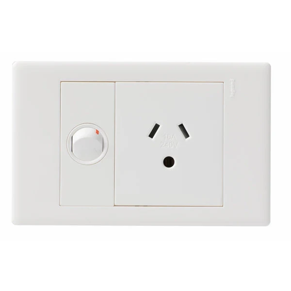 Legrand Excel Life Single Powerpoint With Round Earth Pin, Available in 2 Colours