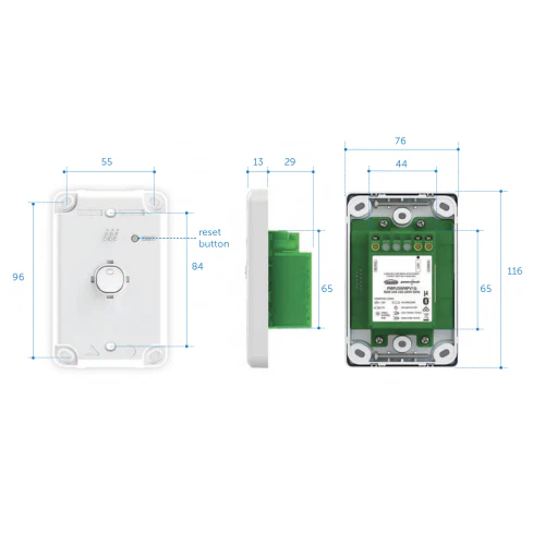 Powermesh 1 Button Multi Purpose Switch Vertical - Image 3