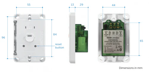 Powermesh 1 Gang Dimmable Light Switch - Image 3