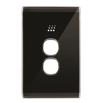 Powermesh Snow Leopard 2 Button Switch Cover, Available in 2 Colours - Image 2