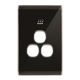 Powermesh Snow Leopard 3 Button Switch Cover, Available in 2 Colours - Image 2