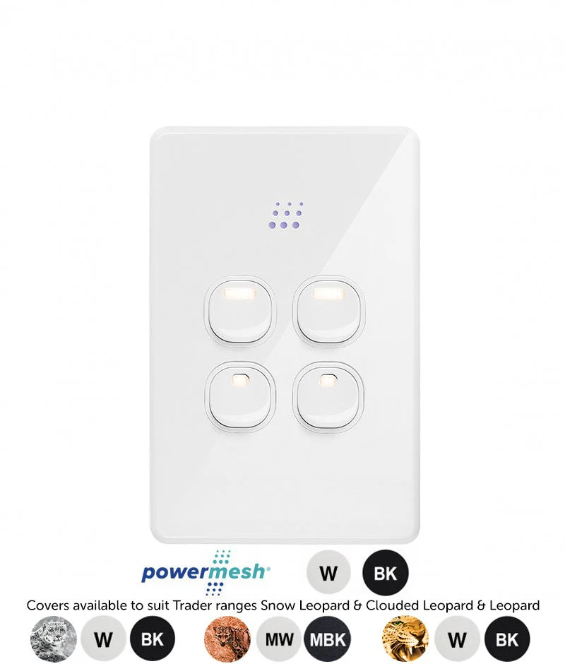 Powermesh Multi Dimmer Switch 4 Button 2 Dimmer 2 Switches