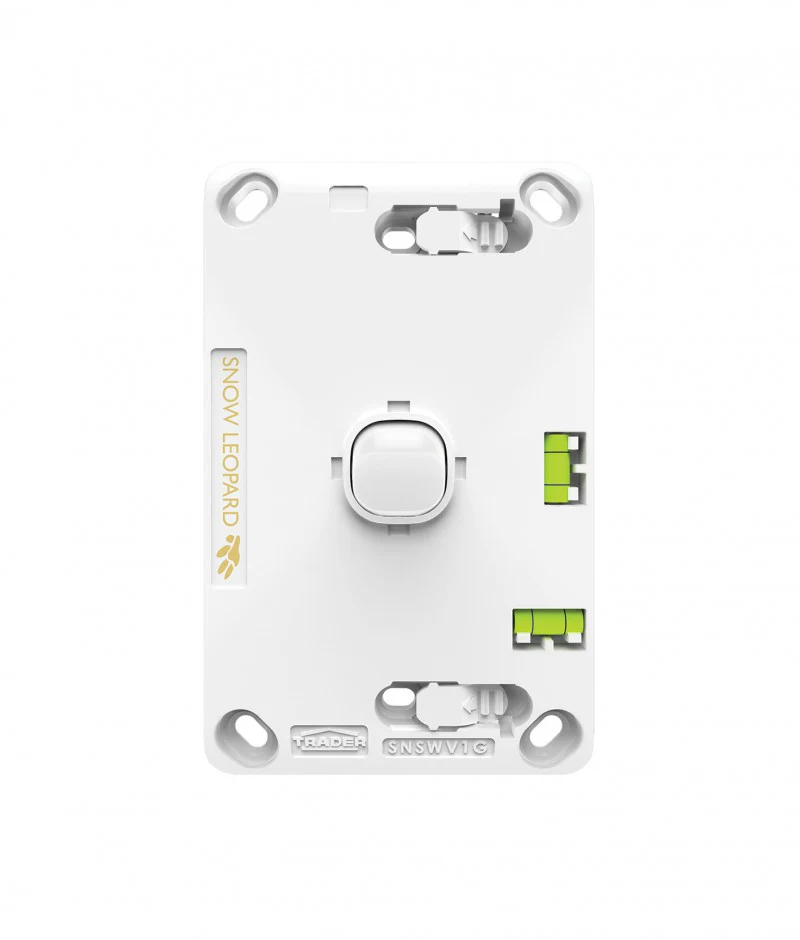 Snow Leopard 1 Gang Vertical Switch, Available in 4 Colours - Image 3