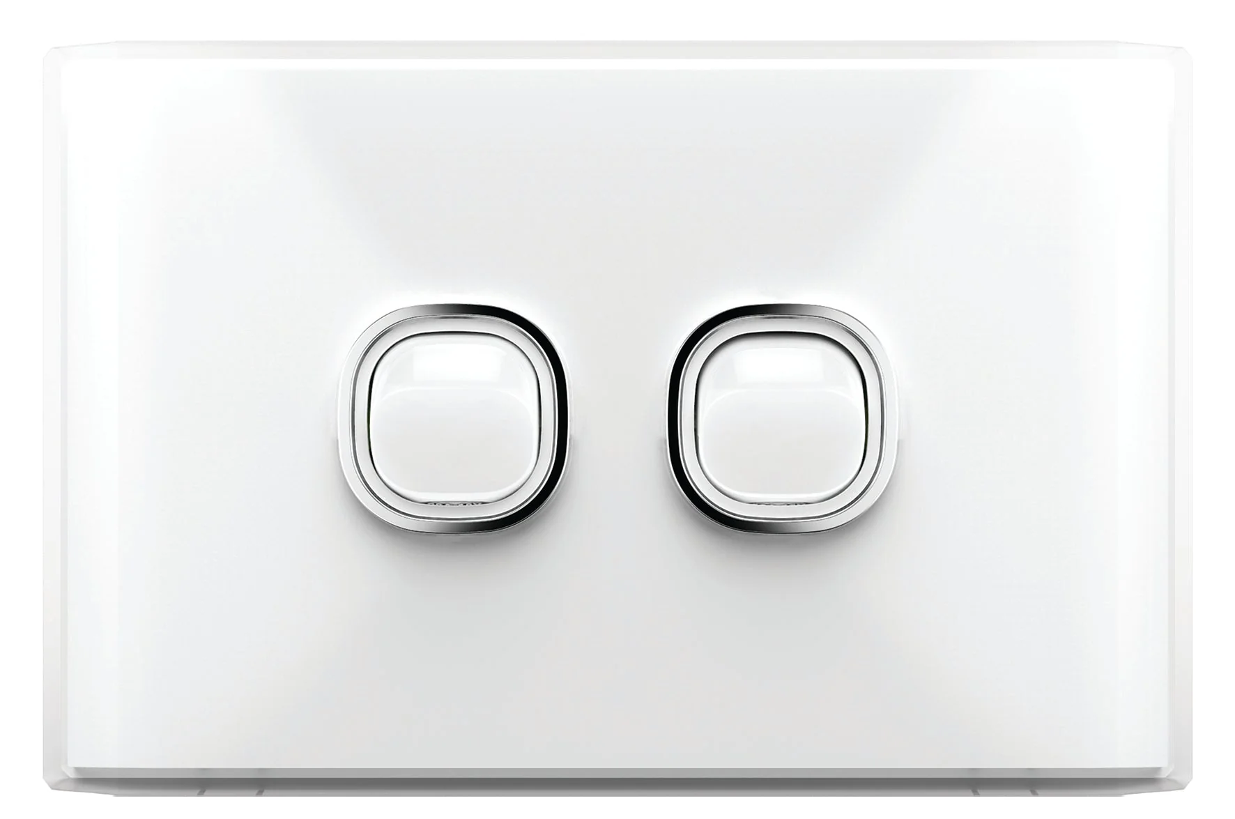 Snow Leopard 2 Gang Horizontal Switch, Available in 4 Colours