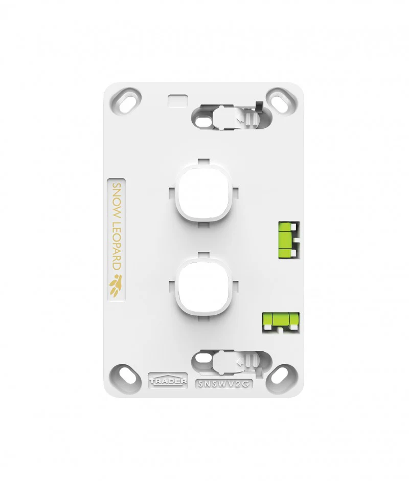 Snow Leopard 2 Gang Grid & Plate, Available in 2 Colours - Image 3