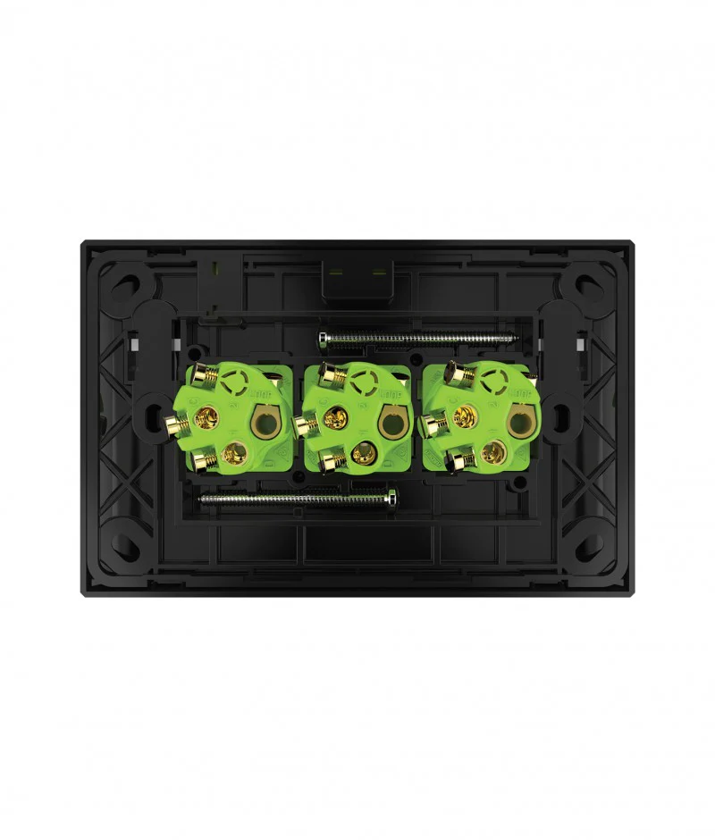 Snow Leopard 3 Gang Horizontal Switch, Available in 4 Colours - Image 7