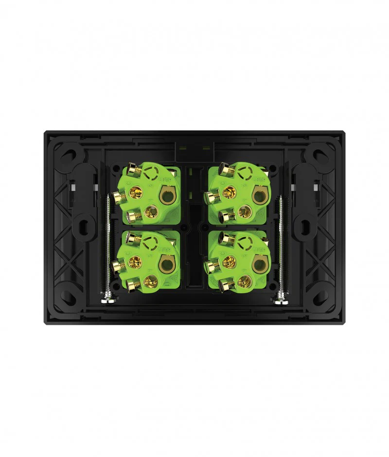 Snow Leopard 4 Gang Horizontal Switch, Available in 4 Colours - Image 7