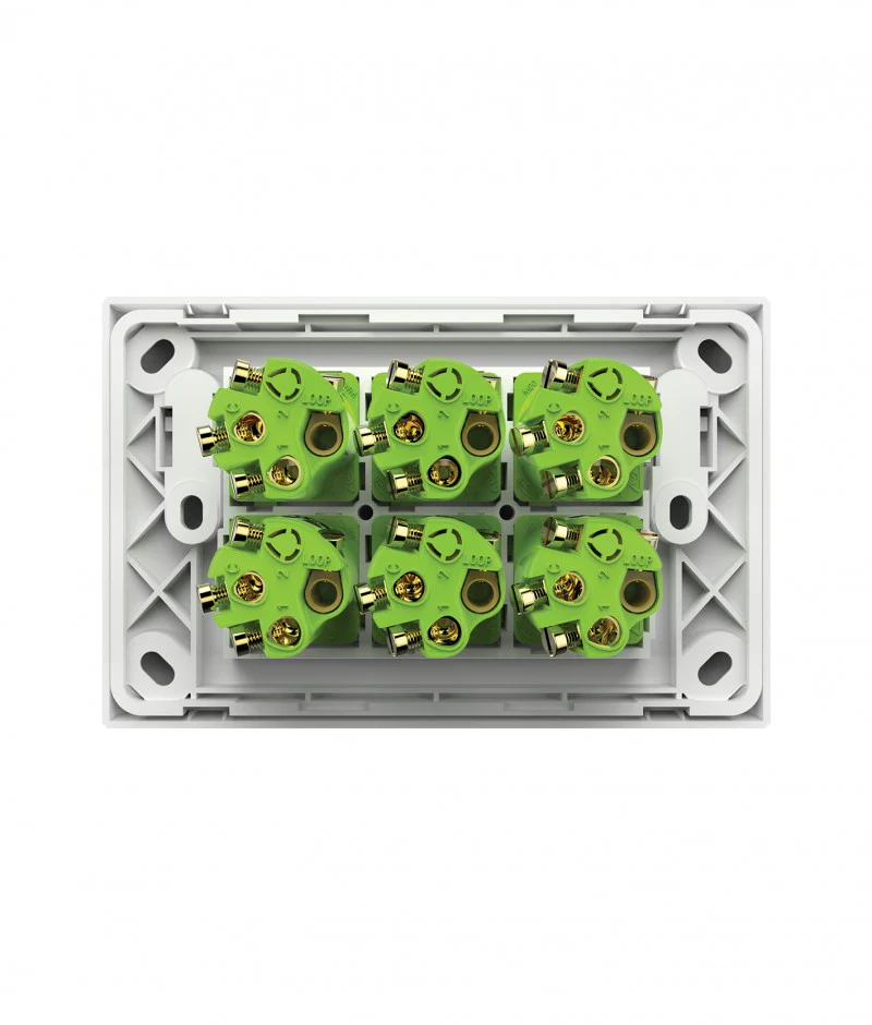 Snow Leopard 6 Gang Horizontal Switch, Available in 4 Colours - Image 6