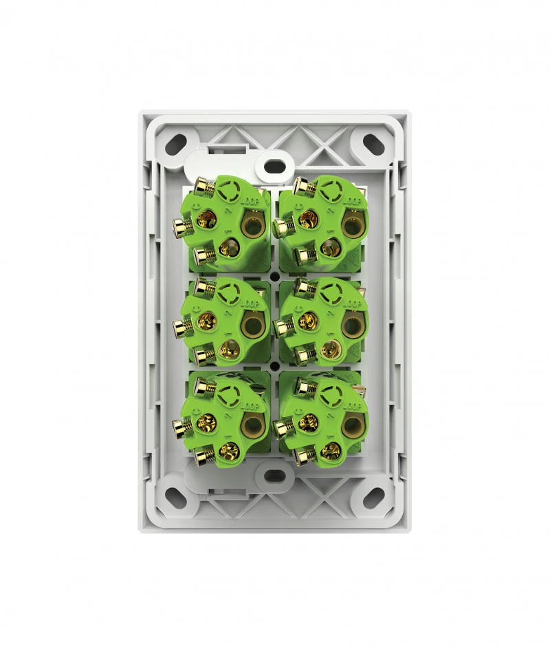 Snow Leopard 6 Gang Vertical Switch, Available in 4 Colours - Image 3