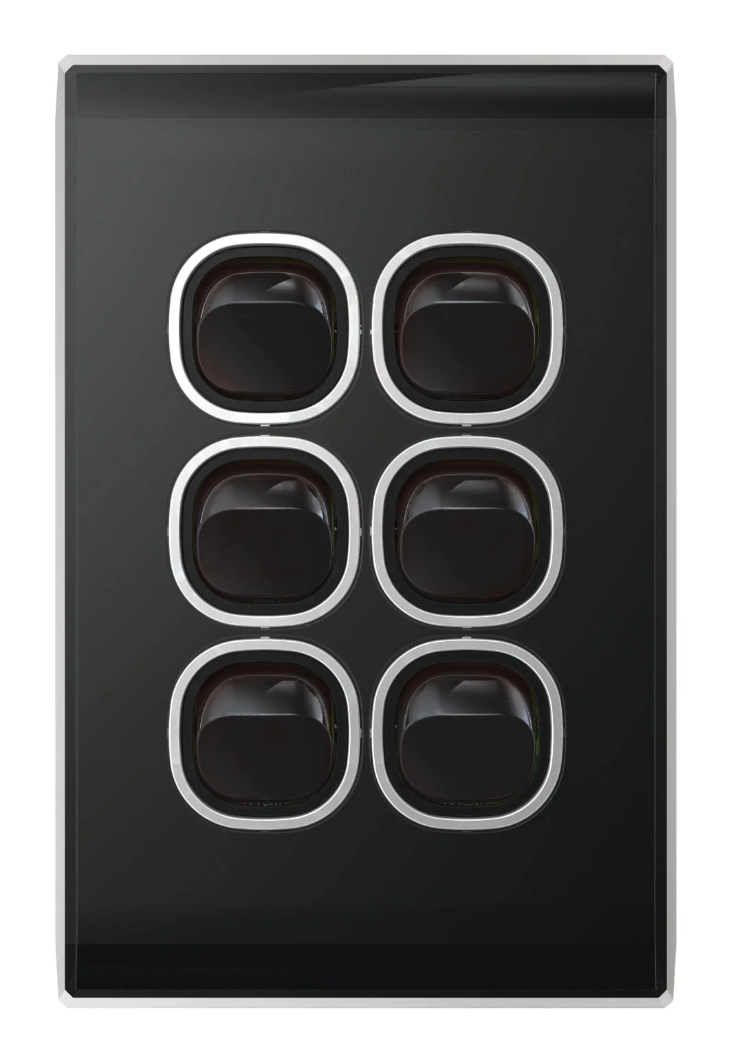 Snow Leopard 6 Gang Vertical Switch, Available in 4 Colours - Image 5