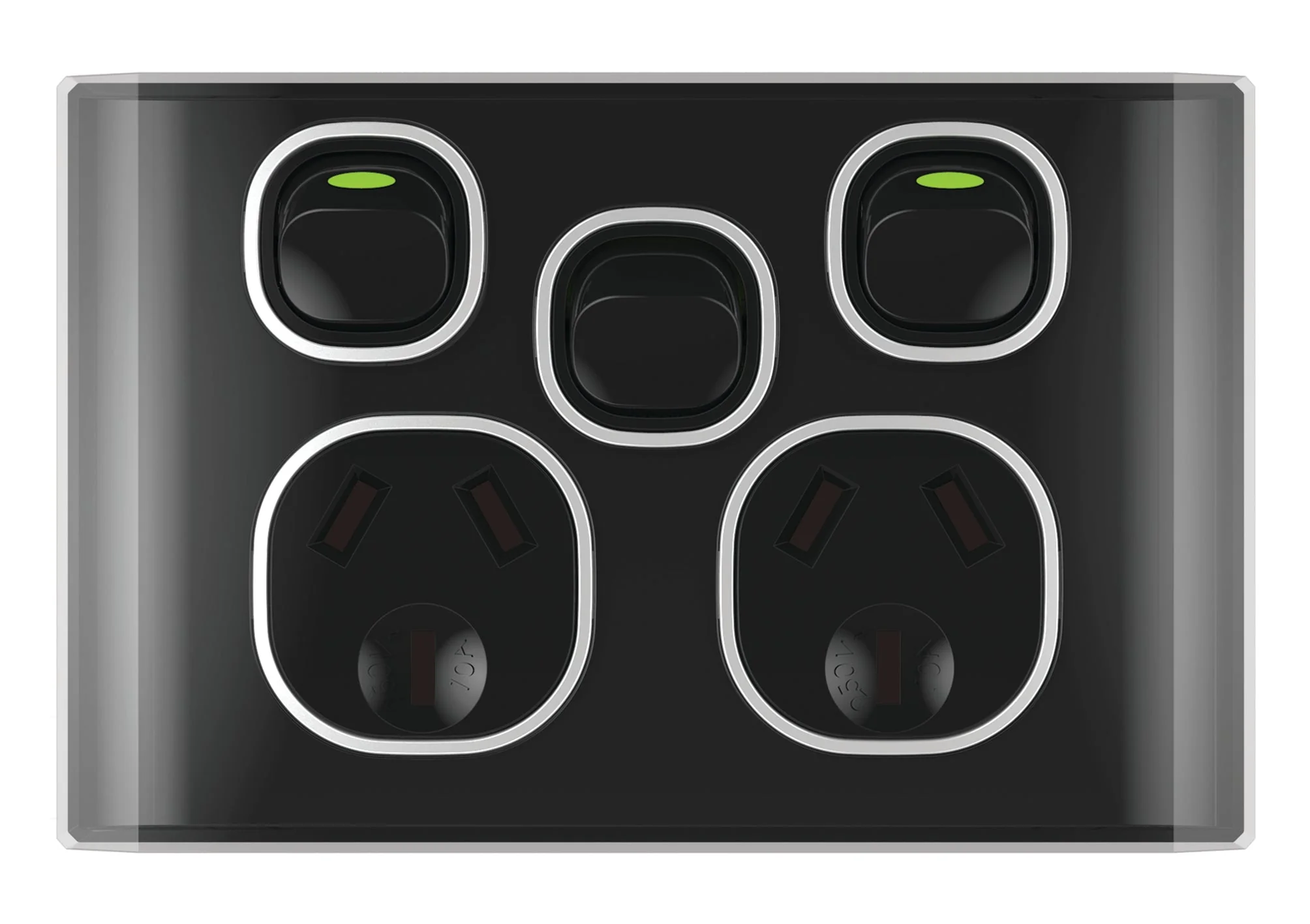 Snow Leopard Double Powerpoint With Extra Switch, Available in 4 Colours - Image 5
