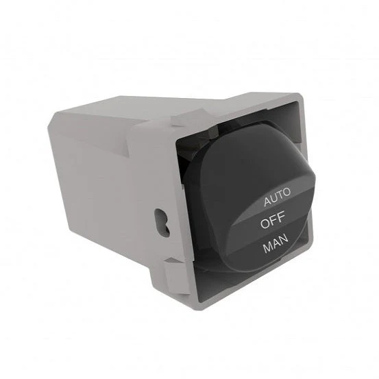 Trader Cats Eye 3 Position Switched Mechanism Marked AUTO/OFF/MAN, Available in 4 Colours - Image 2