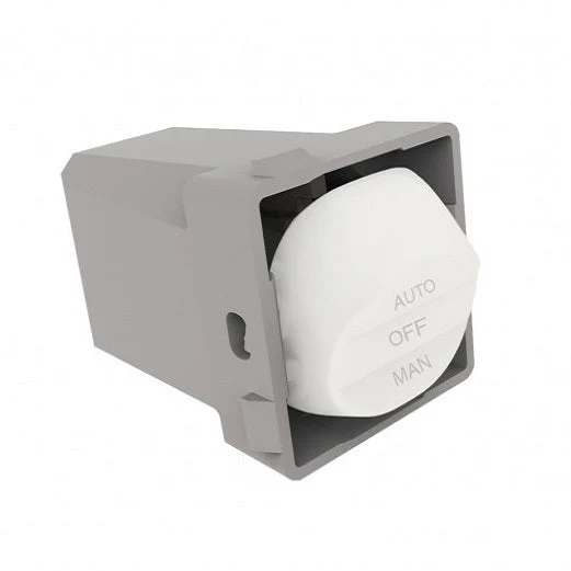 Trader Cats Eye 3 Position Switched Mechanism Marked AUTO/OFF/MAN, Available in 4 Colours - Image 3