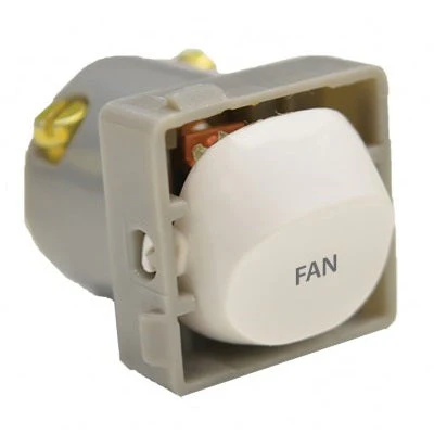 Trader Meerkat Standard Switched Mechanism Marked FAN 10ax/16a