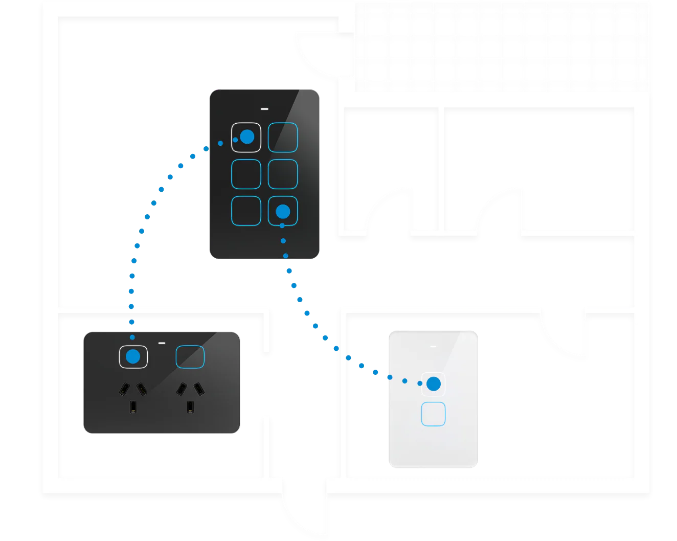 Zimi Senoa 2 Button Multi Dimmer + Switch - Image 3