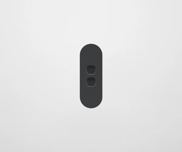 ZETR 13 Flush 2 Gang Switch Grid, Available in 2 Colours - Image 4